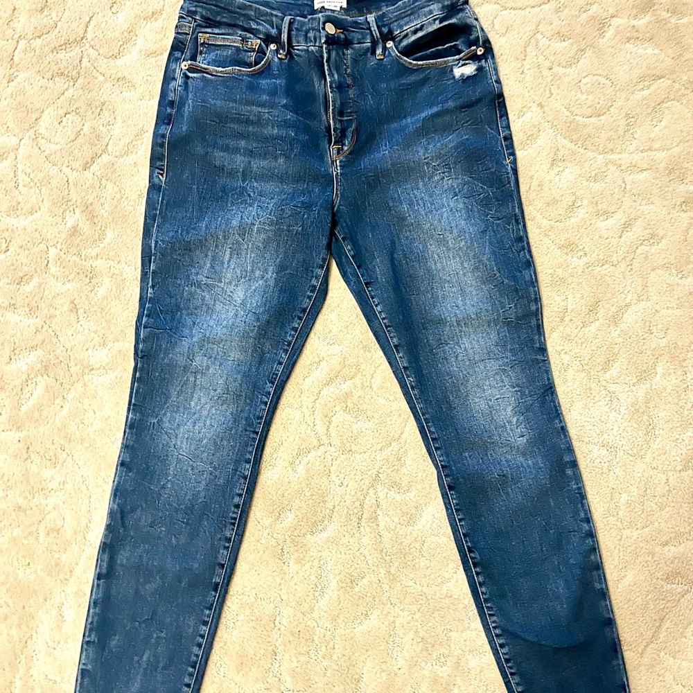 Good American Good Legs High-Rise Skinny jeans- Size 14/32- Excellent Condition!